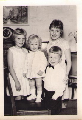 Kirsten, Vivi, Susanne og Erling 1966