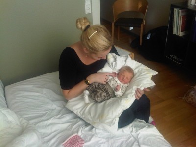 Tante Tanja med lille Else